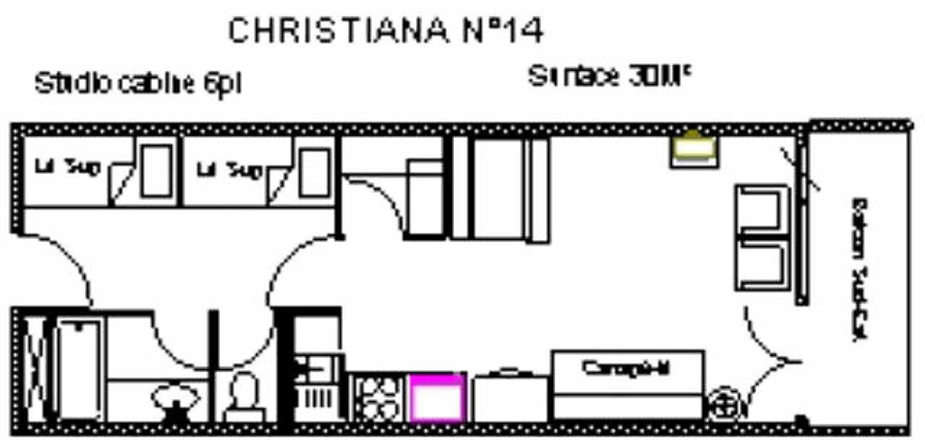 Residence Christiania - Studio Pour 6 Personnes Mae-8964 Gourette Eksteriør bilde